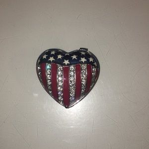 Red White and Blue Pill Box